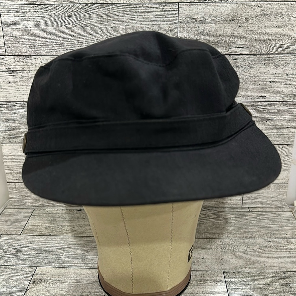 Jaxon black nautical fisherman's hat size medium
